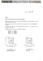 Tandberg Serviceinfo-1971-73 - Service Manual
